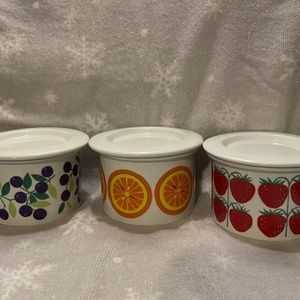 Arabia Finland Pomona Jam Jars